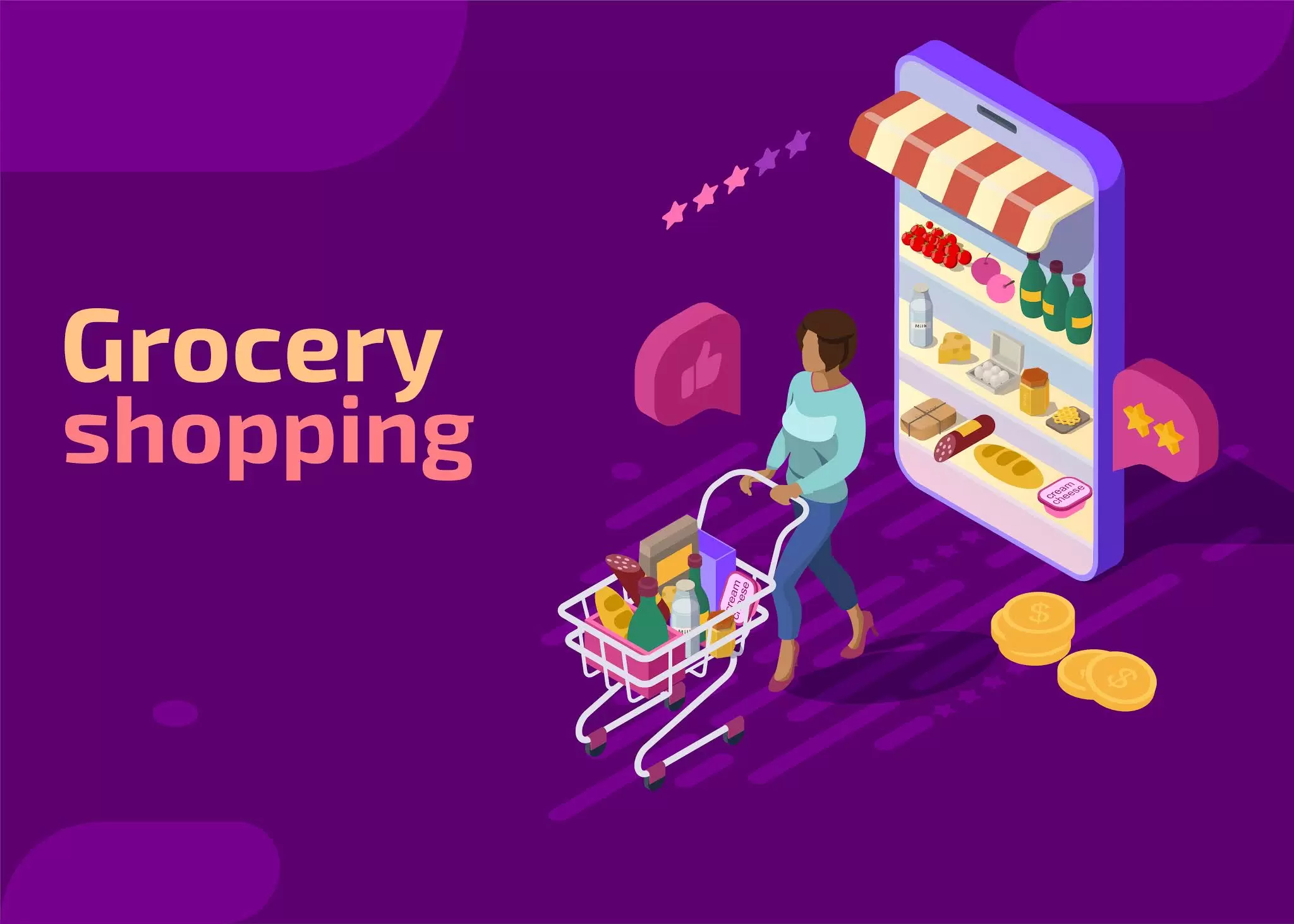 Online Grocery Shopping Business Predicts Rapid Growth By 2021