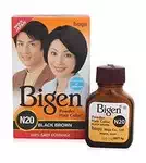 Bigen hair colour black brown n20