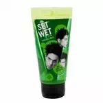 Set wet hair gel vertical hold