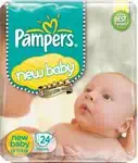 PAMPERS NEW BABY DIAPERS 24Nos