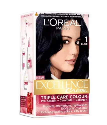 LOREAL EXCELLENCE COLOUR BLACK N0.1 87.5 gm