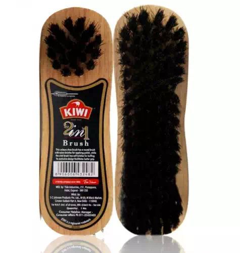 KIWI 2IN1 SHOE POLISH BRUSH 1 Nos