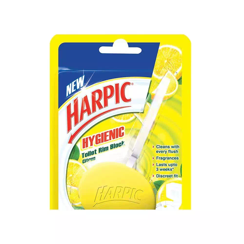 HARPIC CITRUS HYGIENIC TOILET RIM BLOCK 26 gm