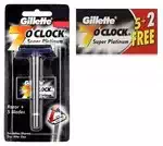 Gillette 7 o clock super platinum razor