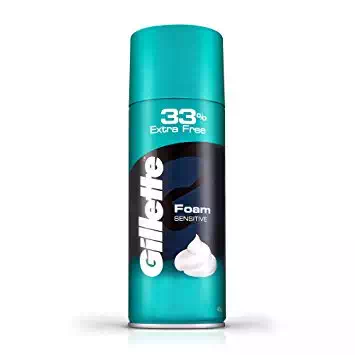 GILLETTE FOAM  (SENSITIVE) 418 gm