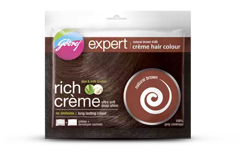 GODREJ EXPERT HAIR CREAM NATURAL BROWN NO.4 (PKT) 20 gm
