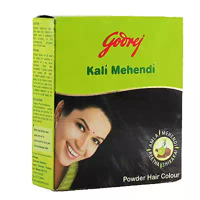 GODREJ KALI MEHENDI HAIR COLOUR POWDER 3 gm