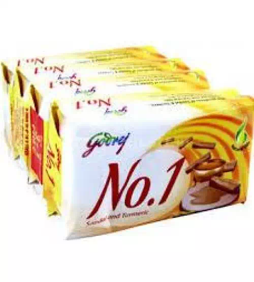 GODREJ NO1 SANDAL & TURMERIC 4X100GM SET PACK  100 gm