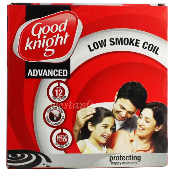 GOOD KNIGHT ADVANCED LOW SMOKE COIL 10 Nos