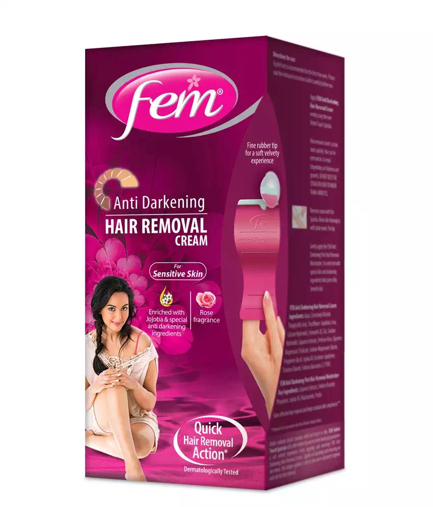 FEM ANTI DARKENING HAIR REMOVER ROSE JAR 40 gm