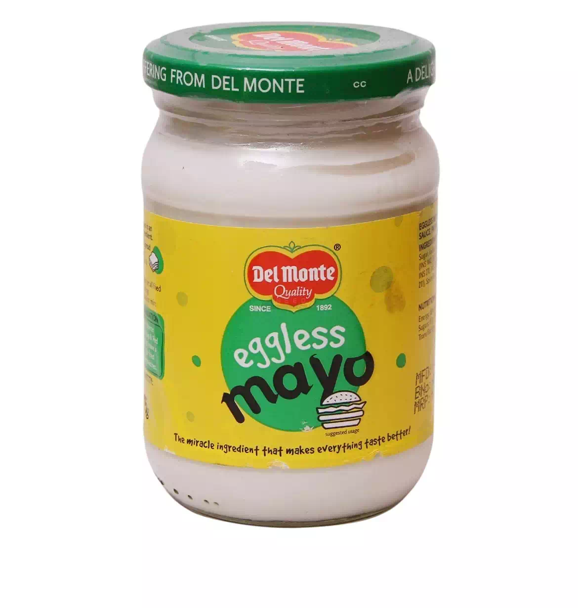 DEL MONTE EGGLESS MAYONNAISE BOTTLE 270 gm