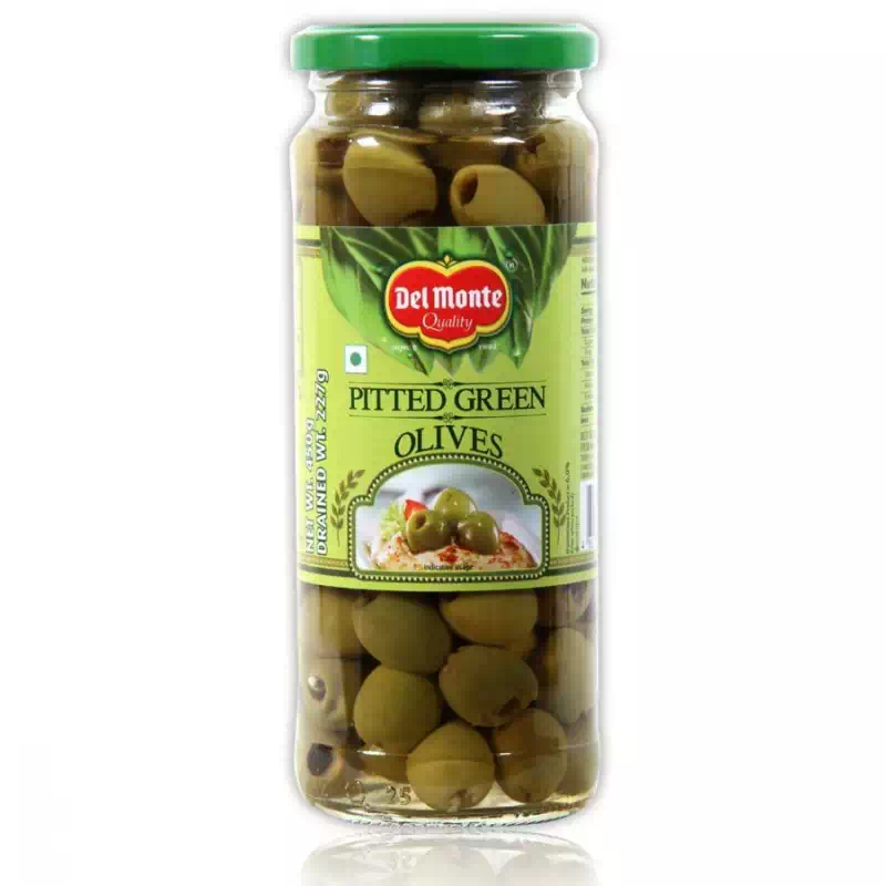 DEL MONTE OLIVES PITTED GREEN 450 gm