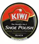 Kiwi shoe polish black tin (big)