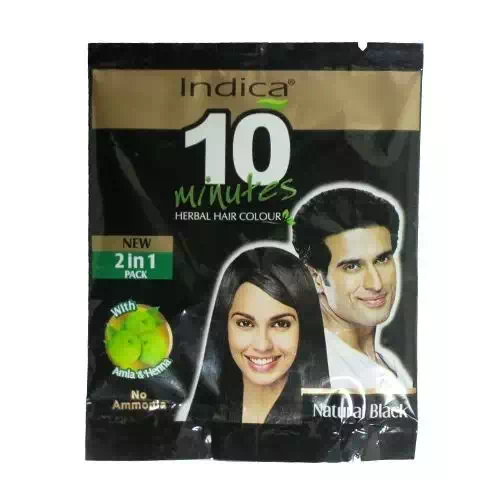 INDICA CREME HAIR COLOUR NATURAL BLACK 62 gm