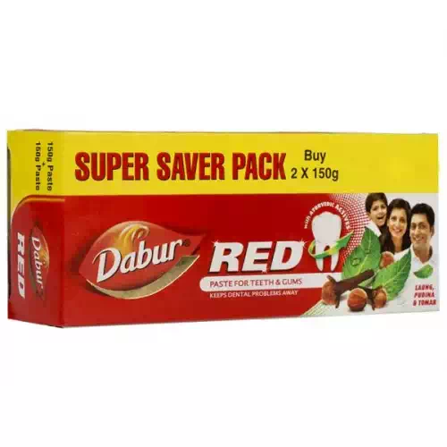 DABUR RED TOOTH PASTE SET 2 NOS 150 gm