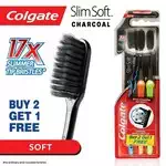COLGATE SLIM SOFT CHARCOAL TOOTH BRUSH B2G2 4Nos