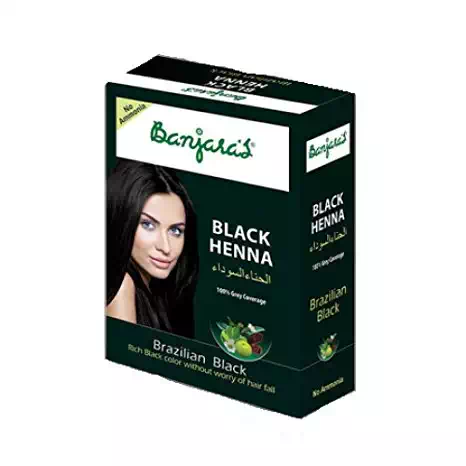 BANJARAS BLACK HENNA BRAZILIAN BLACK 9 gm