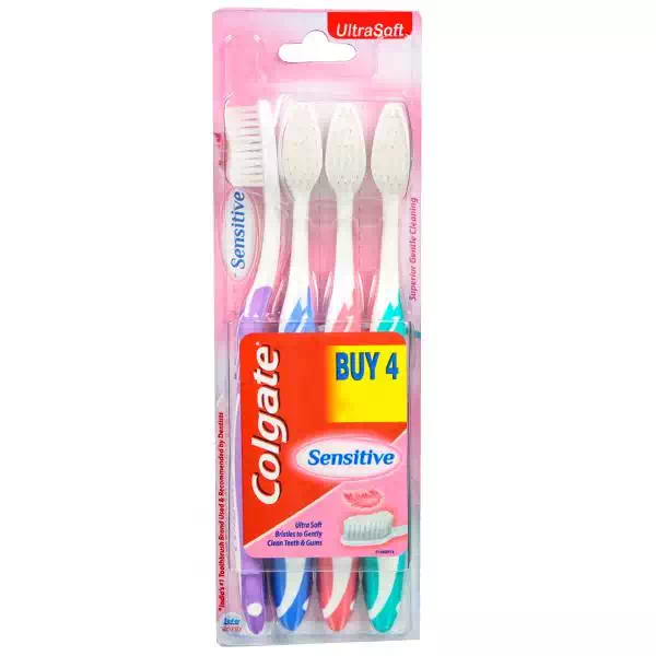 COLGATE SENSITIVE ULTRA SOFT TOOTH BRUSH 4N 4 Nos