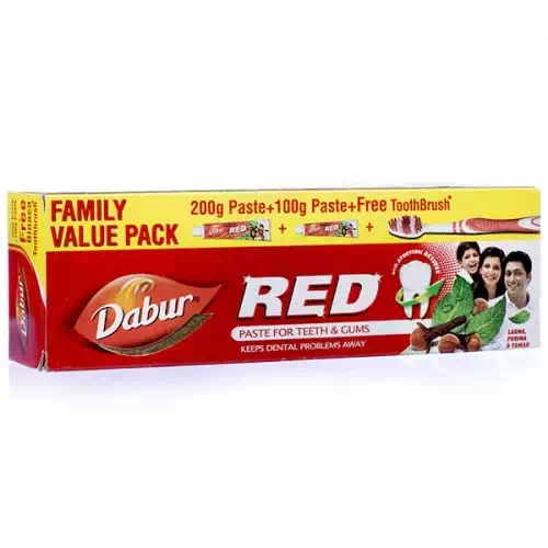 DABUR RED TOOTH-PASTE 200GM+100GM SET - Buy DABUR RED TOOTH-PASTE 200GM ...