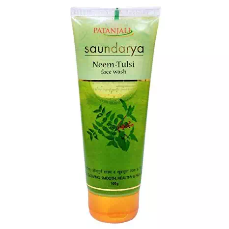 PATANJALI SAUNDARYA ALOE NEEM TULSI FACE WASH 100 gm