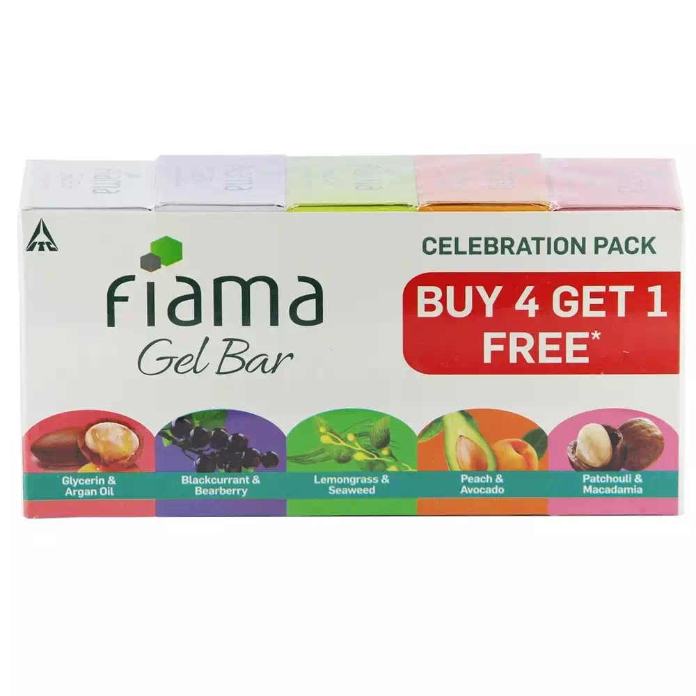 FIAMA GEL BAR CELEBRATION PACK 125GM  125 gm