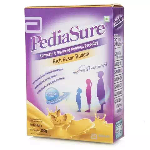 PEDIASURE KESAR BADAM 200GM REFILL 200 gm