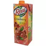 REAL CRANBERRY JUICE 1l