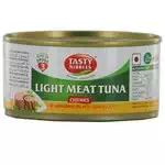 TASTY NIBBLES LIGHT MEAT TUNA CHUNKS IN SUNFLOWER OIL 185gm