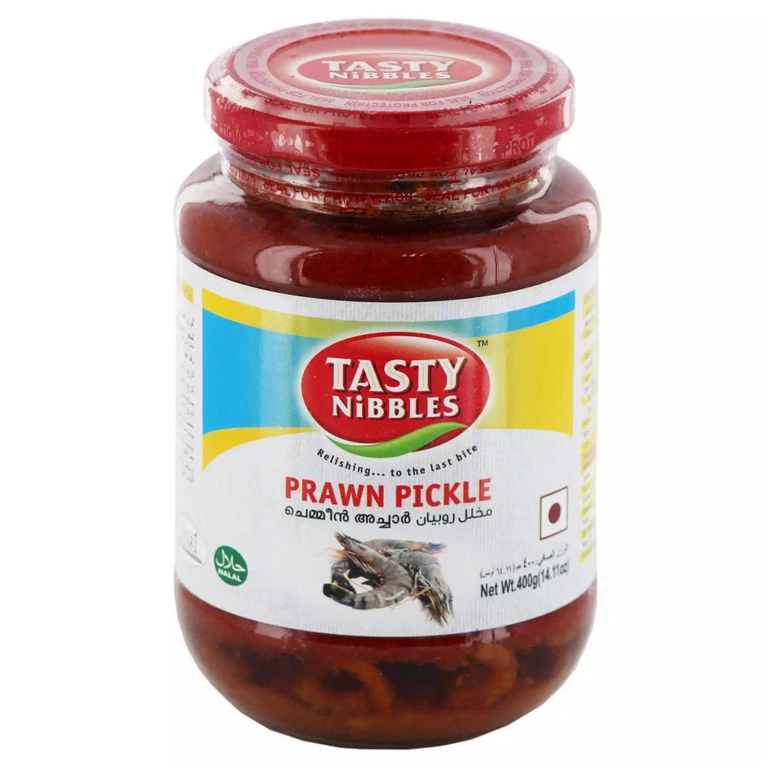 TASTY NIBBLES PRAWN PICKLE 400 gm