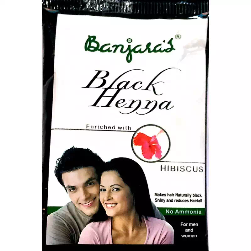 Banjara''s Black Henna Hibiscus Powder - 50 gm, For Personal