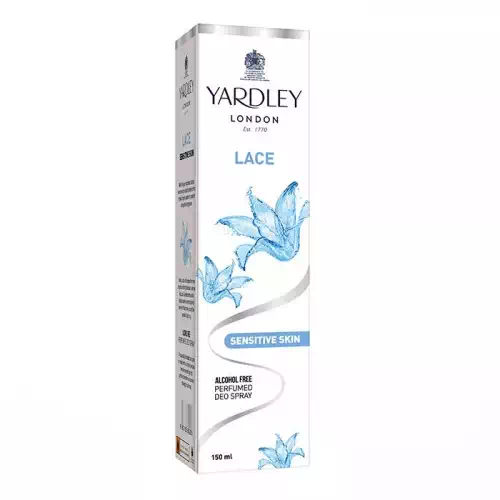 YARDLEY LACE SENSITIVE SKIN DEODORANT SPRAY 150 ml