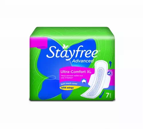 STAYFREE ADVANCED ULTRA COMFORT XL WINGS 7 Nos