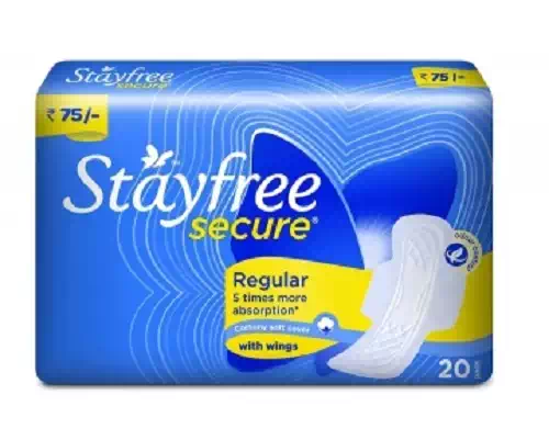 STAYFREE SECURE COTTON 7PADS (REGULAR) 20 Nos