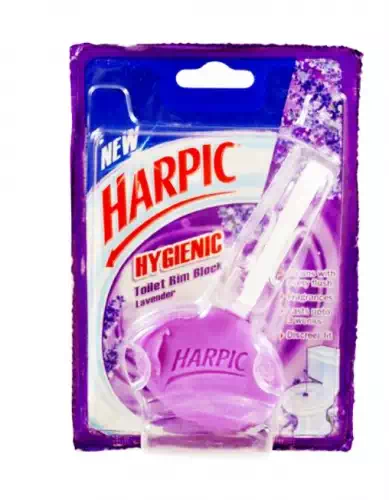 HARPIC LAVENDER HYGIENIC TOILET RIM BLOCK 26 gm