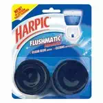 HARPIC FLUSHMATIC AQUAMARINE CISTERN TOILET CLEANER (BLUE) 100gm