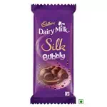 Cadbury dairy milk silk bubbly