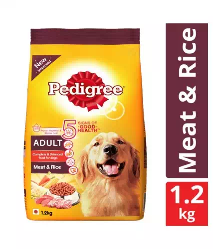 PEDIGREE MEAT&RICE 1.2KG (ADULT) 1 kg