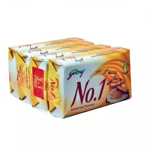 GODREJ NO1 SANDAL & TURMERIC 4X68 GM SET PACK 45 gm