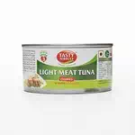 Tasty nibbles light meat tuna chunks  in water salt added