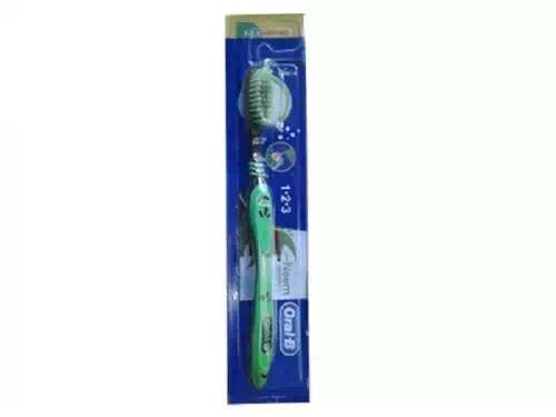 ORAL-B 123 NEEM EXTRACT MEDIUM TOOTH BRUSH 1 Nos