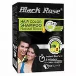 BLACK ROSE HAIR COLOR SHAMPOO  15ml