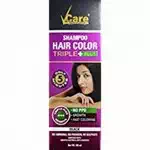 VCARE HAIR COLOR SHAMPOO(BLACK) 180ml