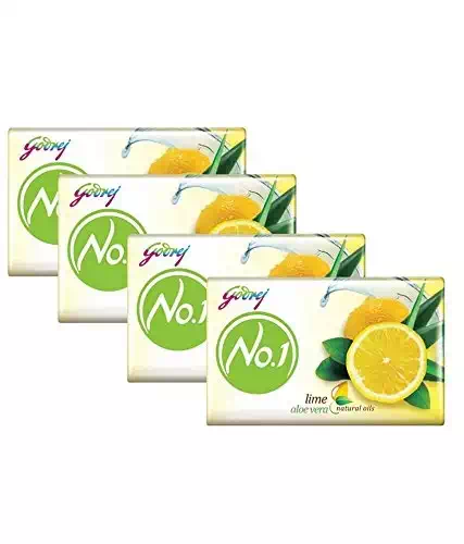 GODREJ NO1 LIME & ALOE VERA SOAP 4X100GM SET PACK 100 gm