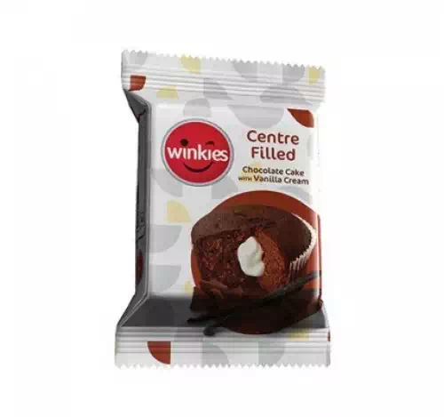 WINKIES CENTRE FILLED CHOCOLATE CAKE WITH VANILLA CREAM 35 gm