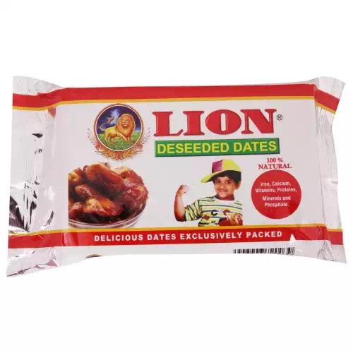 LION SEEDLESS DATES PKT 200 gm