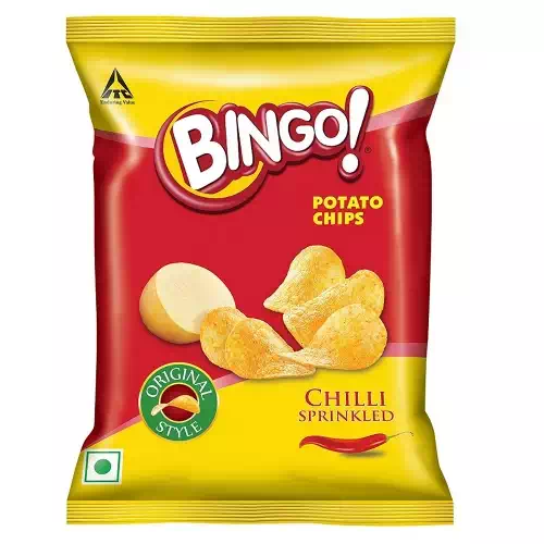 BINGO POTATO CHIPS CHILLI 60G 60 gm