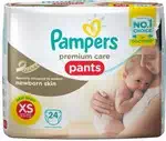 PAMPERS PREMIUM CARE PANTS XS 24Nos