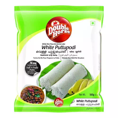 DOUBLE HORSE WHITE PUTTU PODI 500 gm