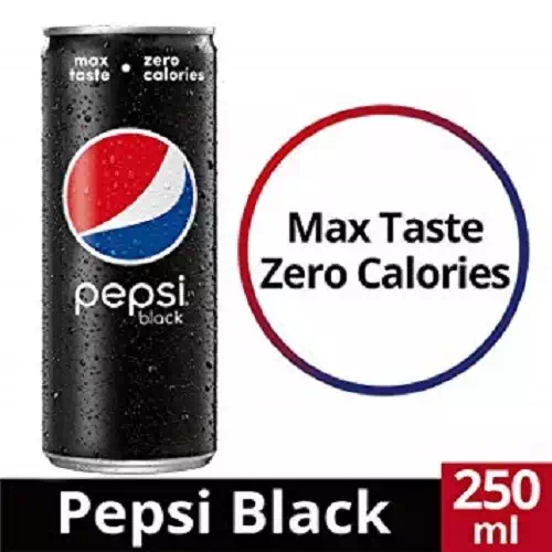 PEPSI BLACK TIN 250 ml