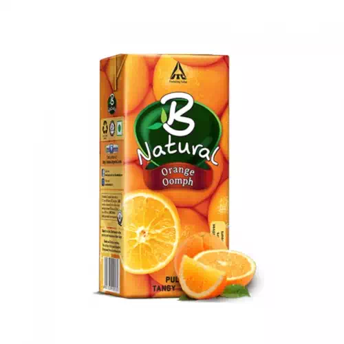 B NATURAL ORANGE OOMPH JUICE 200 ml